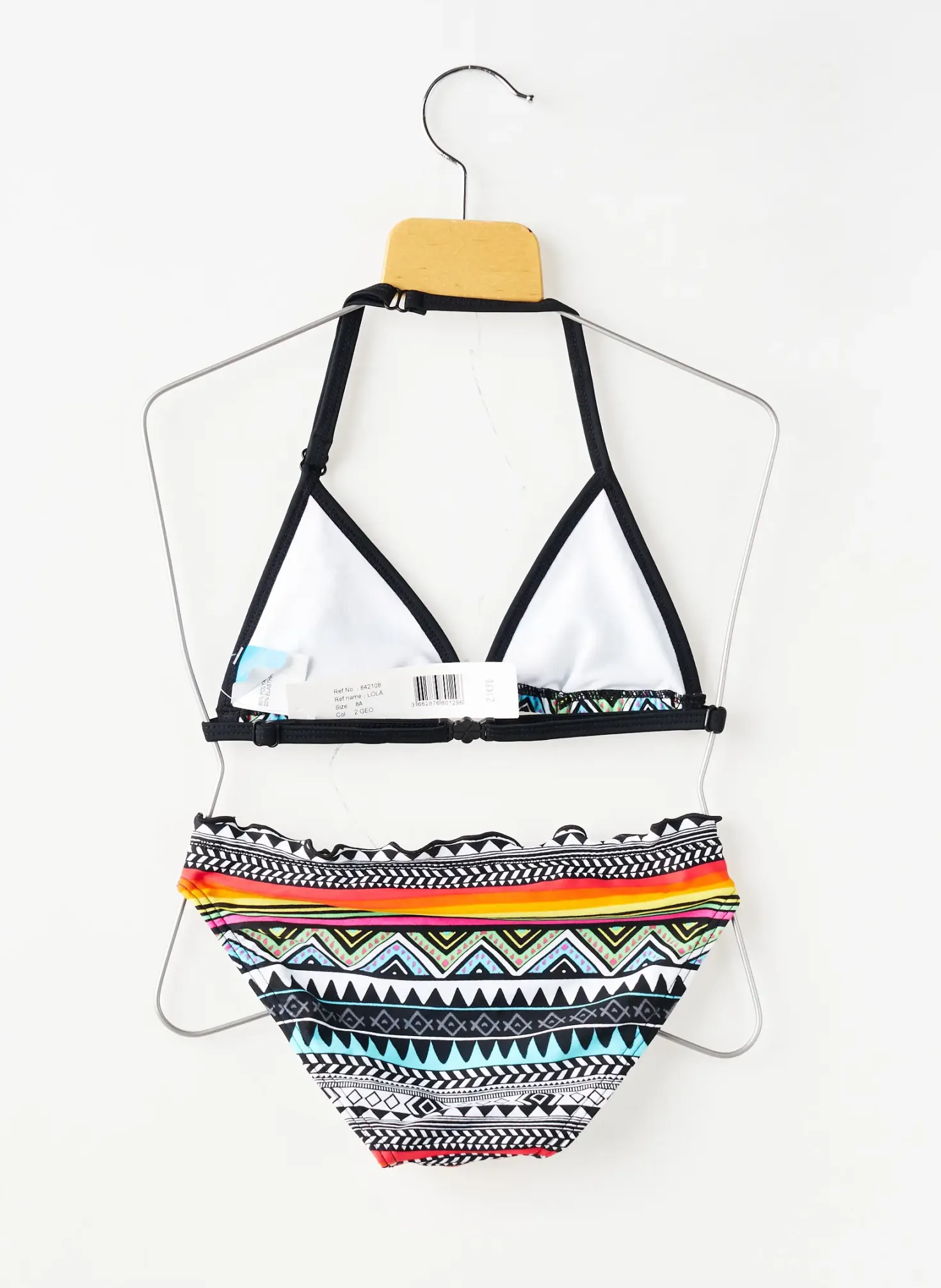 Maillot De Bain 2 Pièces Lagon Bleu Noir