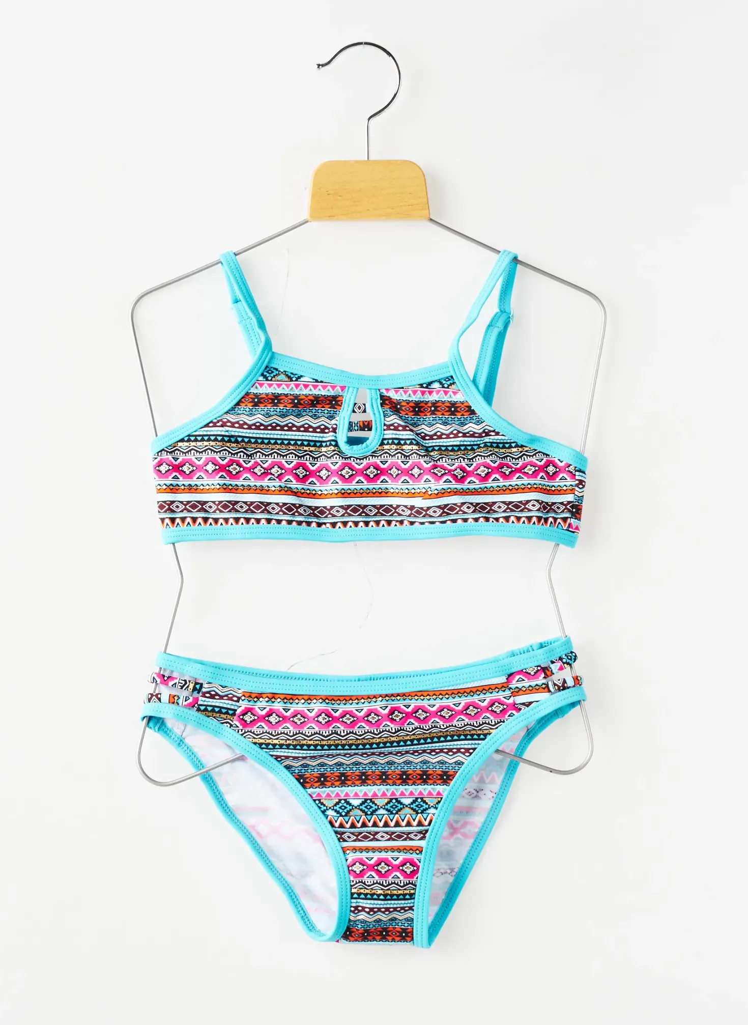 Maillot De Bain 2 Pièces Lagon Bleu Bleu