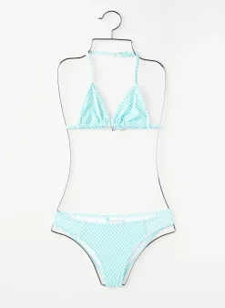 Maillot De Bain 2 Pièces Lagon Bleu Bleu