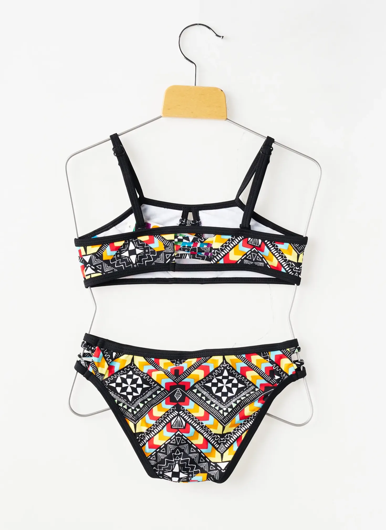 Maillot De Bain 2 Pièces Lagon Bleu Noir