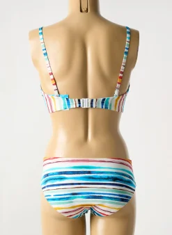 Maillot De Bain 2 Pièces Lidea Bleu Haut Bandeau