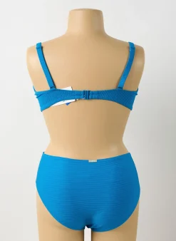 Maillot De Bain 2 Pièces Lidea Bleu Haut Soutien-gorge Emboitant