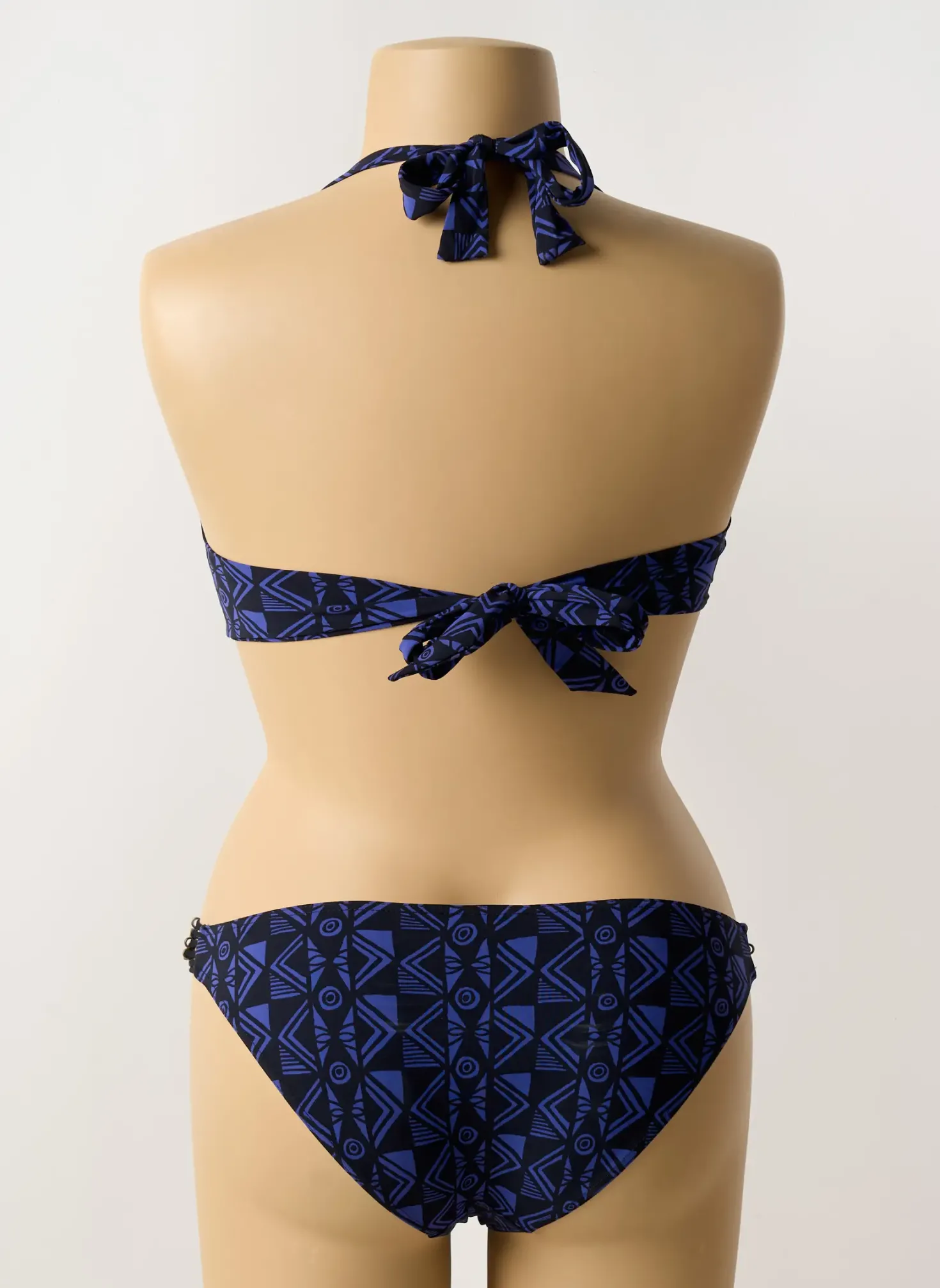Maillot De Bain 2 Pièces Livia Bleu Haut Soutien-gorge Balconnet