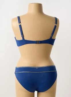 Maillot De Bain 2 Pièces Livia Bleu Haut Triangles