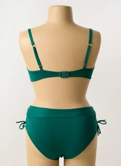 Maillot De Bain 2 Pièces Livia Vert Haut Soutien-gorge Balconnet