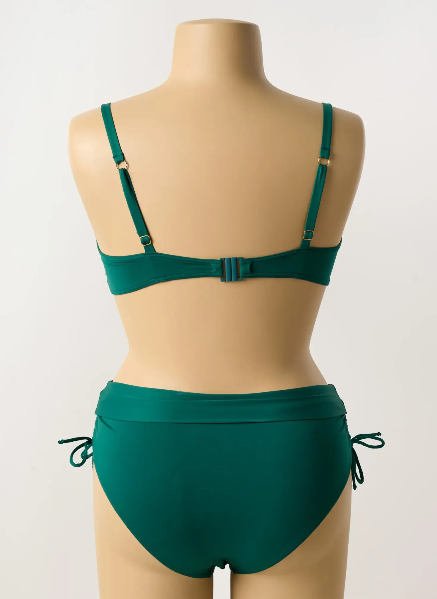 Maillot De Bain 2 Pièces Livia Vert Haut Soutien-gorge Balconnet
