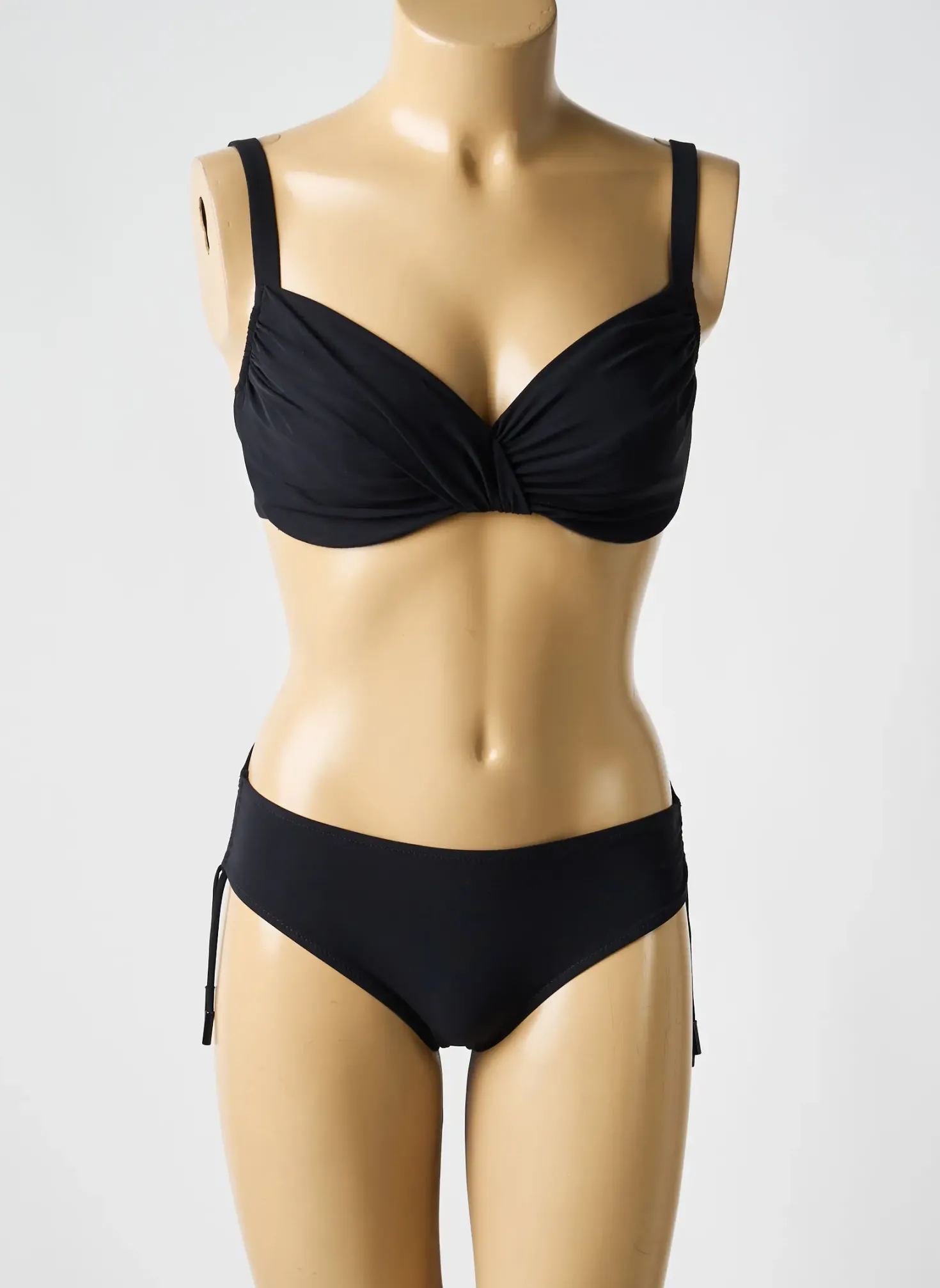Maillot De Bain 2 Pièces Maryan Mehlhorn Noir Haut Soutien-gorge Balconnet