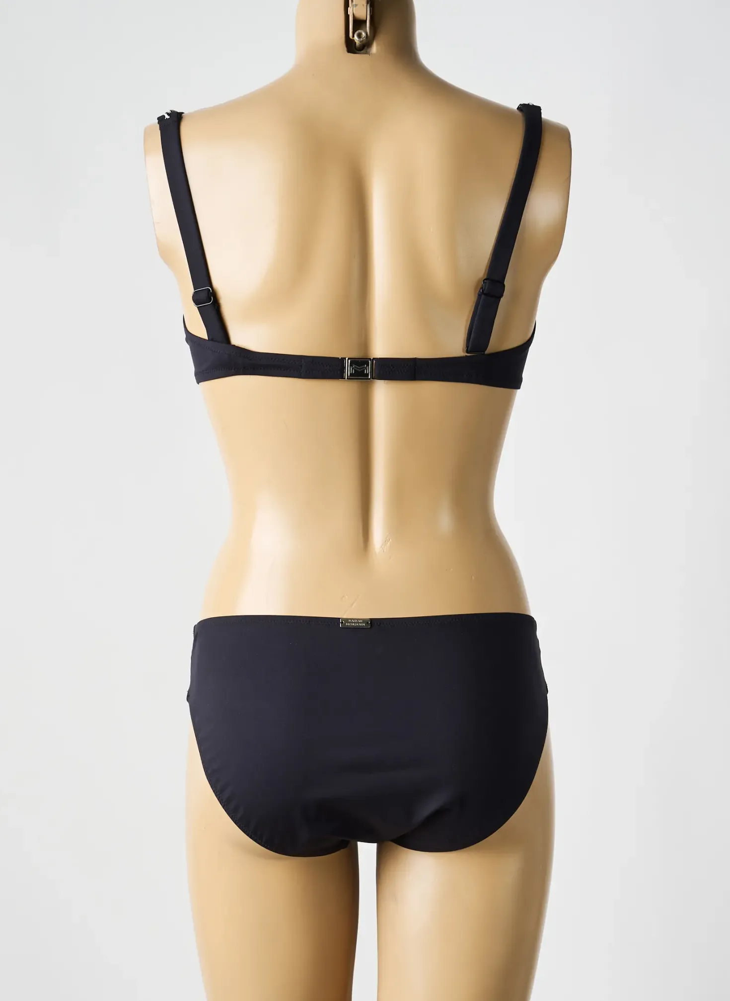 Maillot De Bain 2 Pièces Maryan Mehlhorn Noir Haut Soutien-gorge Balconnet