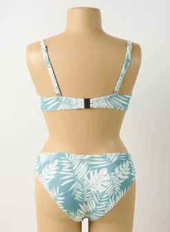 Maillot De Bain 2 Pièces Olympia Bleu Haut Soutien-gorge Emboitant