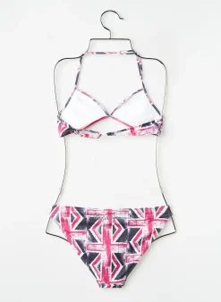 Maillot De Bain 2 Pièces Pepe Jeans Rouge