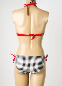 Maillot De Bain 2 Pièces Platja Noir Haut Soutien-gorge Moulé
