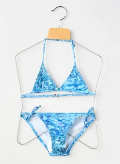 Maillot De Bain 2 Pièces Princesse Ilou Bleu