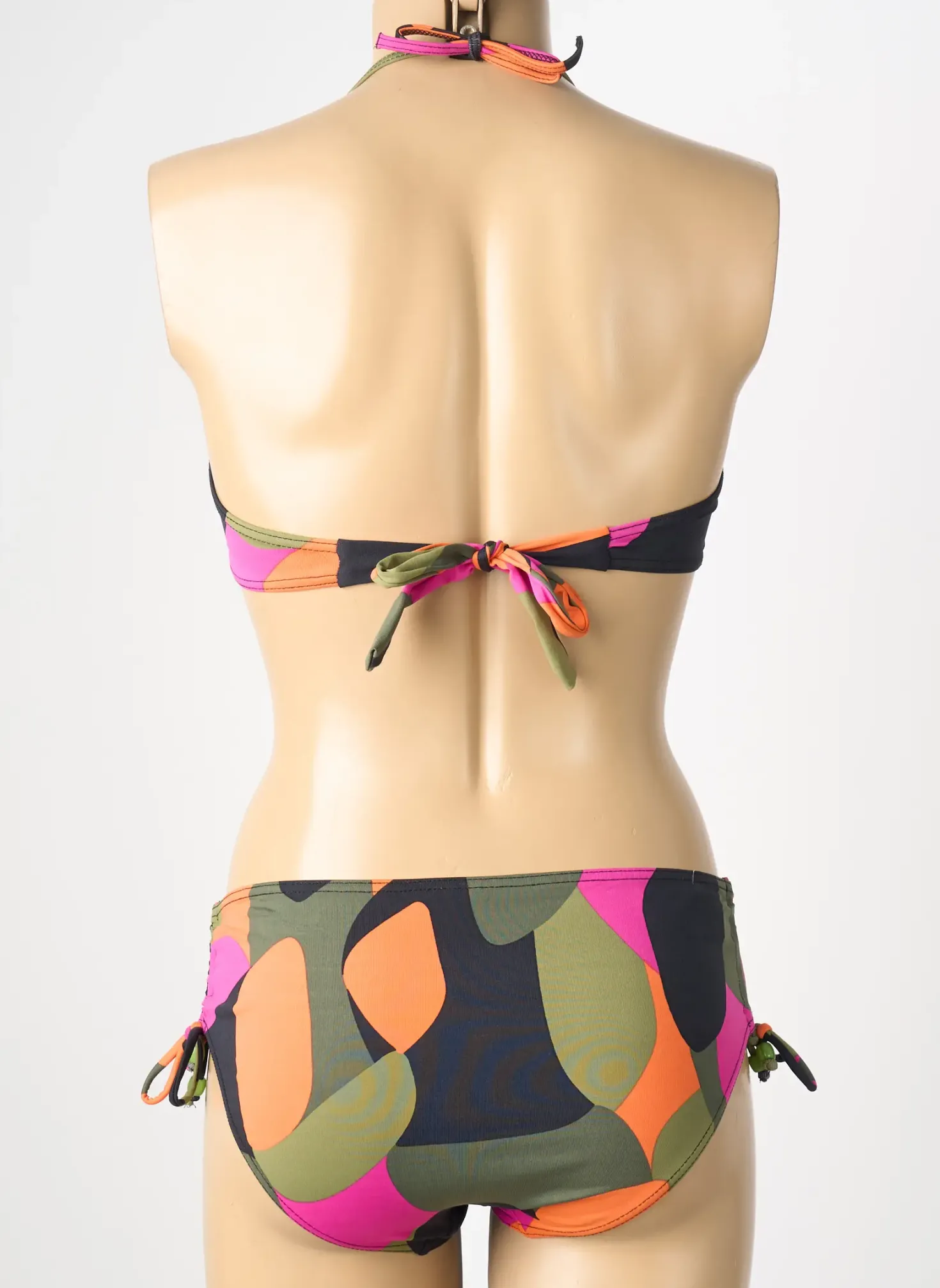 Maillot De Bain 2 Pièces Reglisse Vert Haut Bandeau