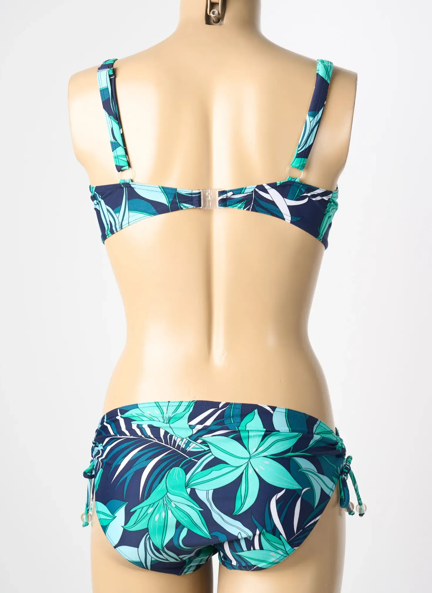 Maillot De Bain 2 Pièces Reglisse Vert Haut Soutien-gorge Emboitant