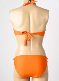Maillot De Bain 2 Pièces Reglisse Orange Haut Bandeau