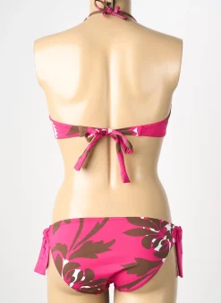 Maillot De Bain 2 Pièces Reglisse Rose Haut Bandeau