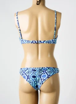 Maillot De Bain 2 Pièces Roxy Bleu Haut Soutien-gorge Balconnet