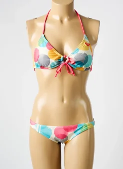 Maillot De Bain 2 Pièces Roxy Rose Haut Triangles