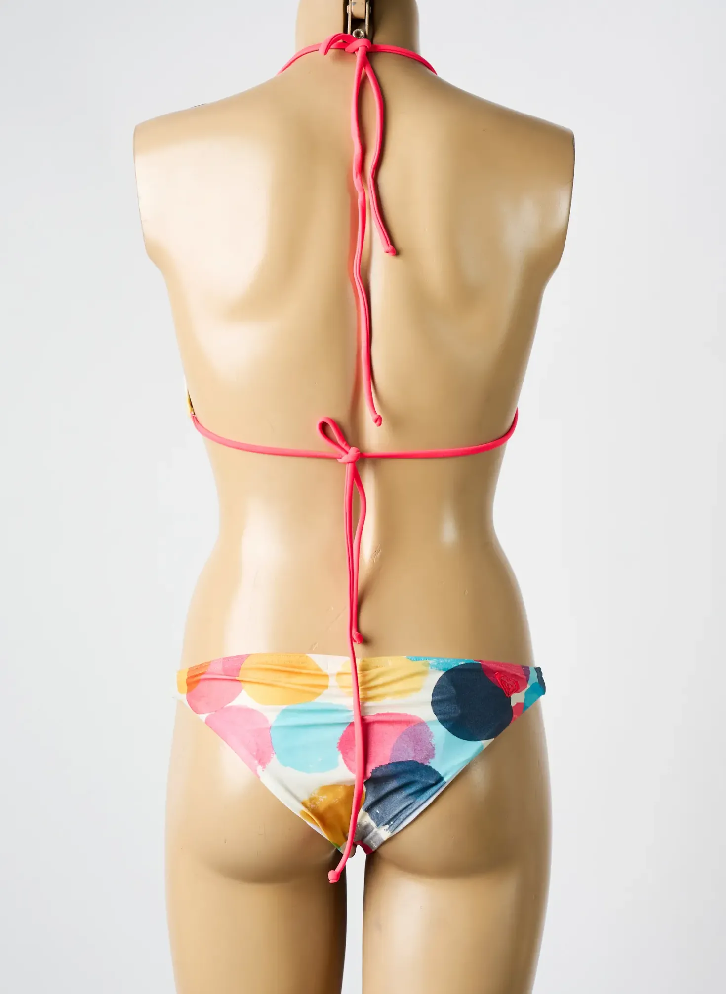 Maillot De Bain 2 Pièces Roxy Rose Haut Triangles