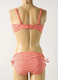 Maillot De Bain 2 Pièces Sunflair Rouge Haut Soutien-gorge Emboitant