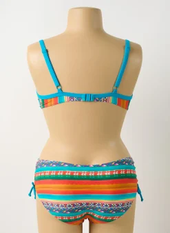 Maillot De Bain 2 Pièces Sunmarin Orange Haut Soutien-gorge Emboitant