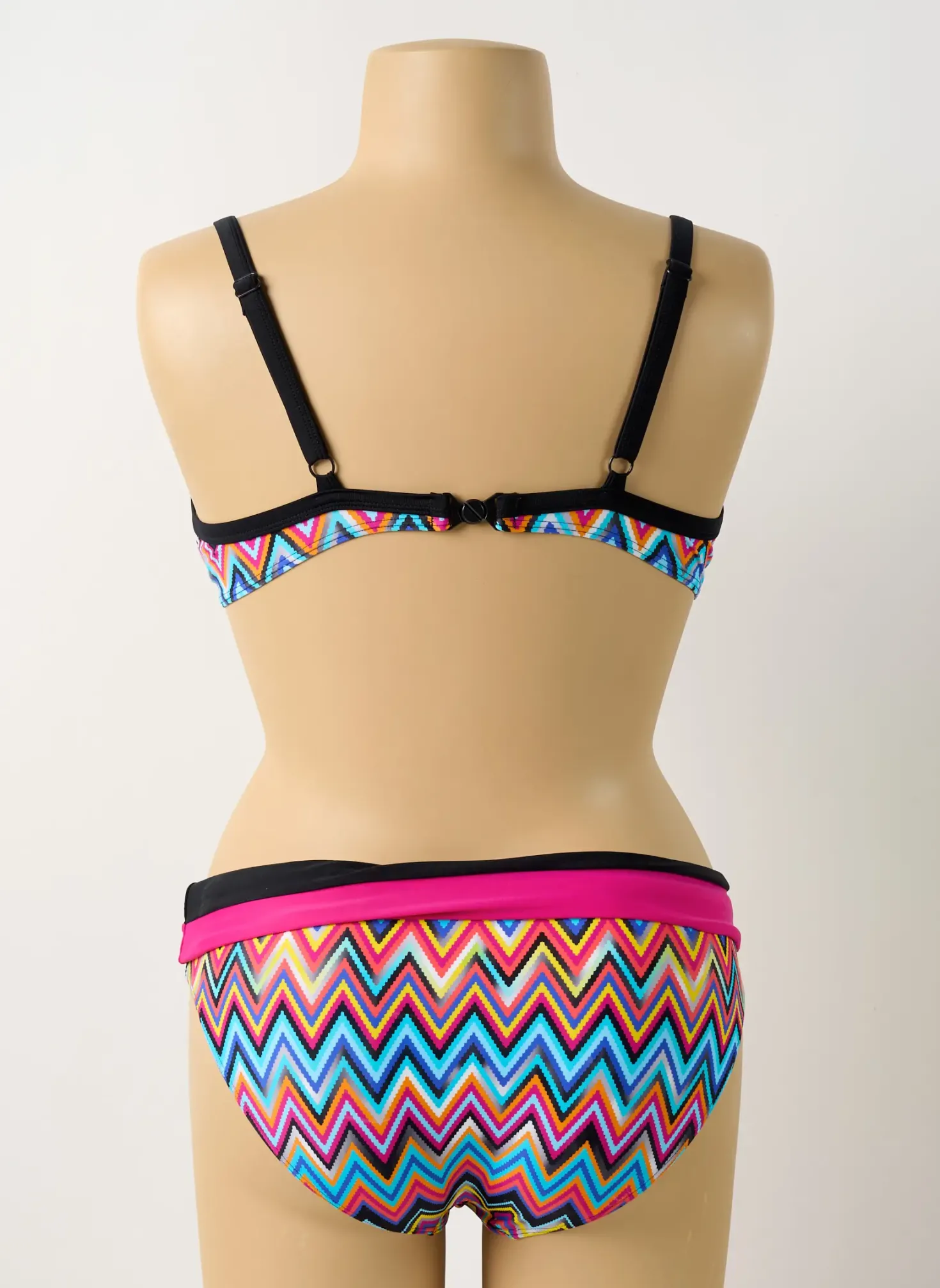 Maillot De Bain 2 Pièces Sunmarin Bleu Haut Soutien-gorge Emboitant