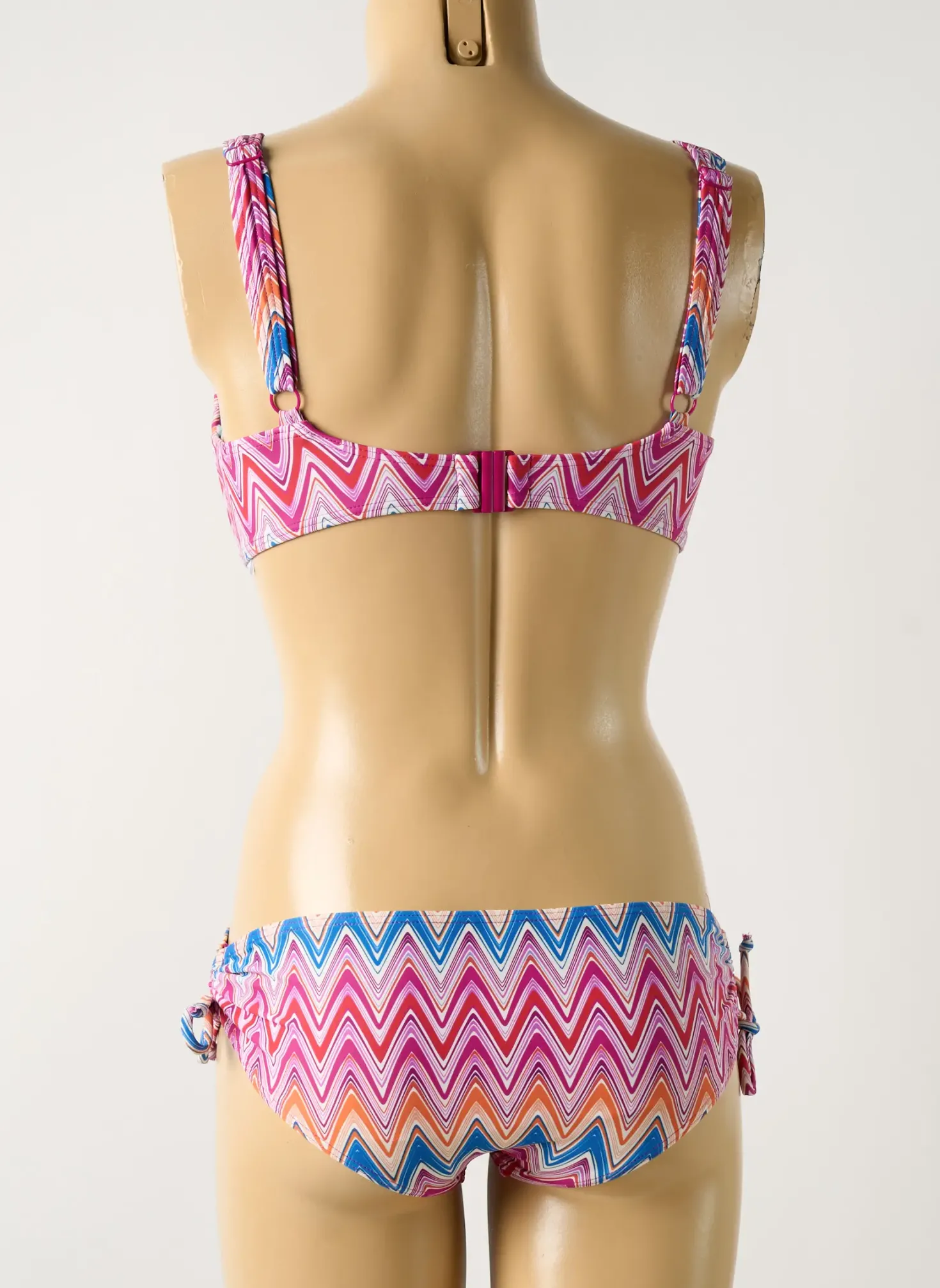 Maillot De Bain 2 Pièces Sunmarin Rose Haut Soutien-gorge Emboitant