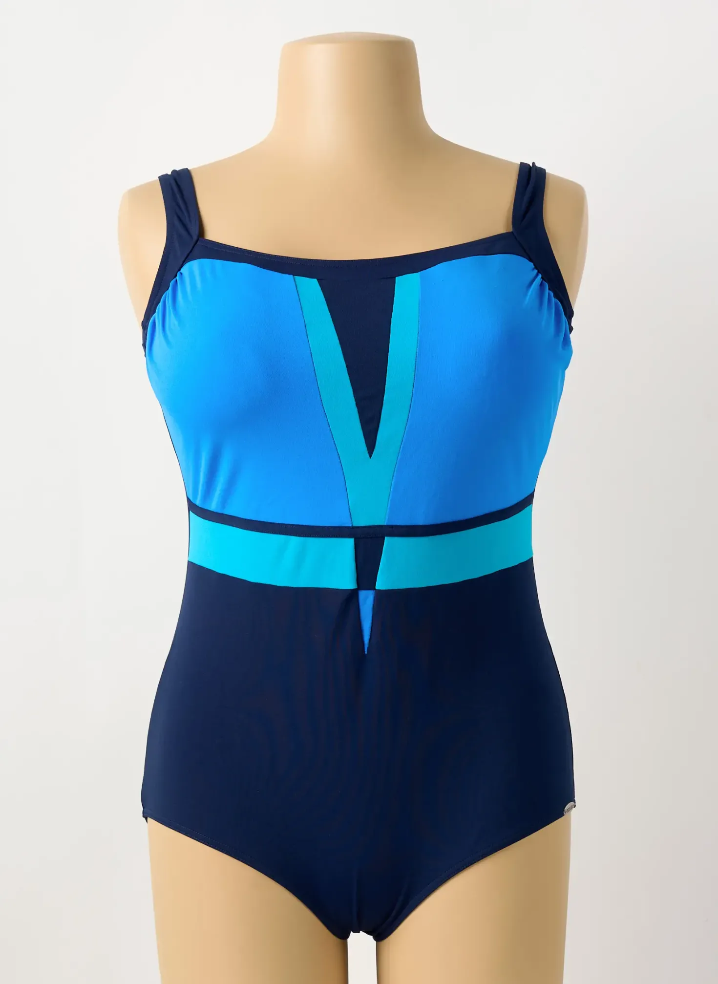 Maillot De Bain 1 Pièce Sunflair Bleu Haut Soutien-gorge Moulé