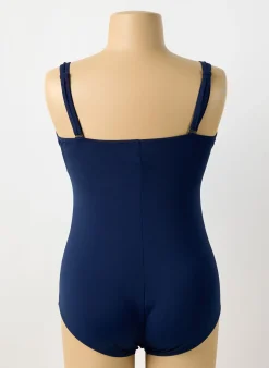 Maillot De Bain 1 Pièce Sunflair Bleu Haut Soutien-gorge Moulé