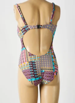 Maillot De Bain 1 Pièce Sunflair Bleu Haut Soutien-gorge Moulé