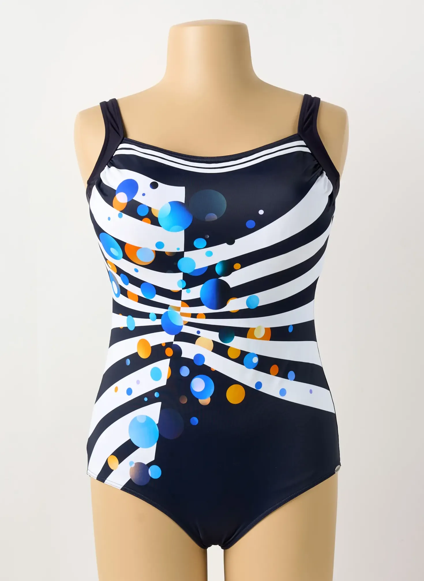 Maillot De Bain 1 Pièce Sunflair Bleu Haut Soutien-gorge Moulé