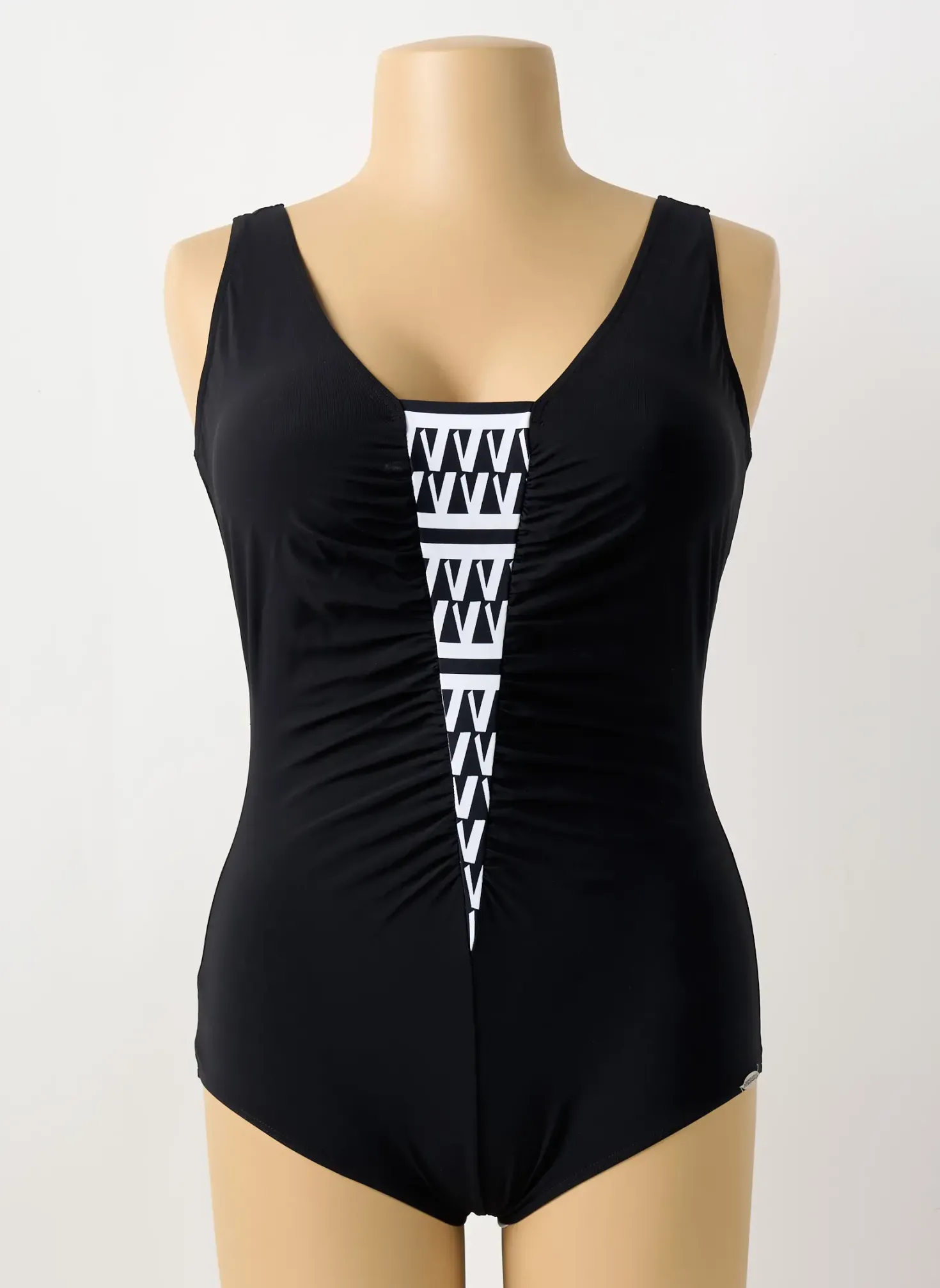 Maillot De Bain 1 Pièce Sunflair Noir Haut Soutien-gorge Balconnet