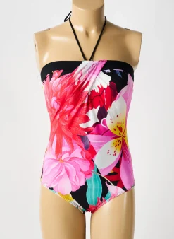Maillot De Bain 1 Pièce Sunflair Rose Haut Soutien-gorge Moulé