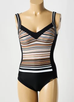 Maillot De Bain 1 Pièce Sunflair Noir Haut Soutien-gorge Moulé