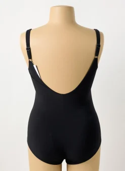 Maillot De Bain 1 Pièce Sunflair Noir Haut Soutien-gorge Moulé