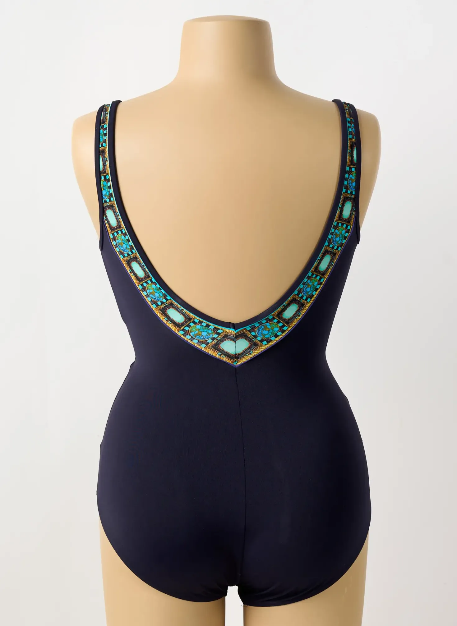 Maillot De Bain 1 Pièce Sunflair Bleu Haut Soutien-gorge Emboitant