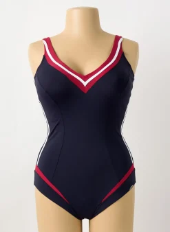 Maillot De Bain 1 Pièce Sunflair Bleu Haut Soutien-gorge Balconnet