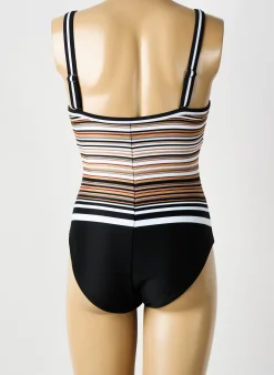 Maillot De Bain 1 Pièce Sunflair Noir Haut Soutien-gorge Moulé