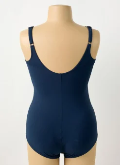 Maillot De Bain 1 Pièce Sunflair Bleu Haut Soutien-gorge Moulé