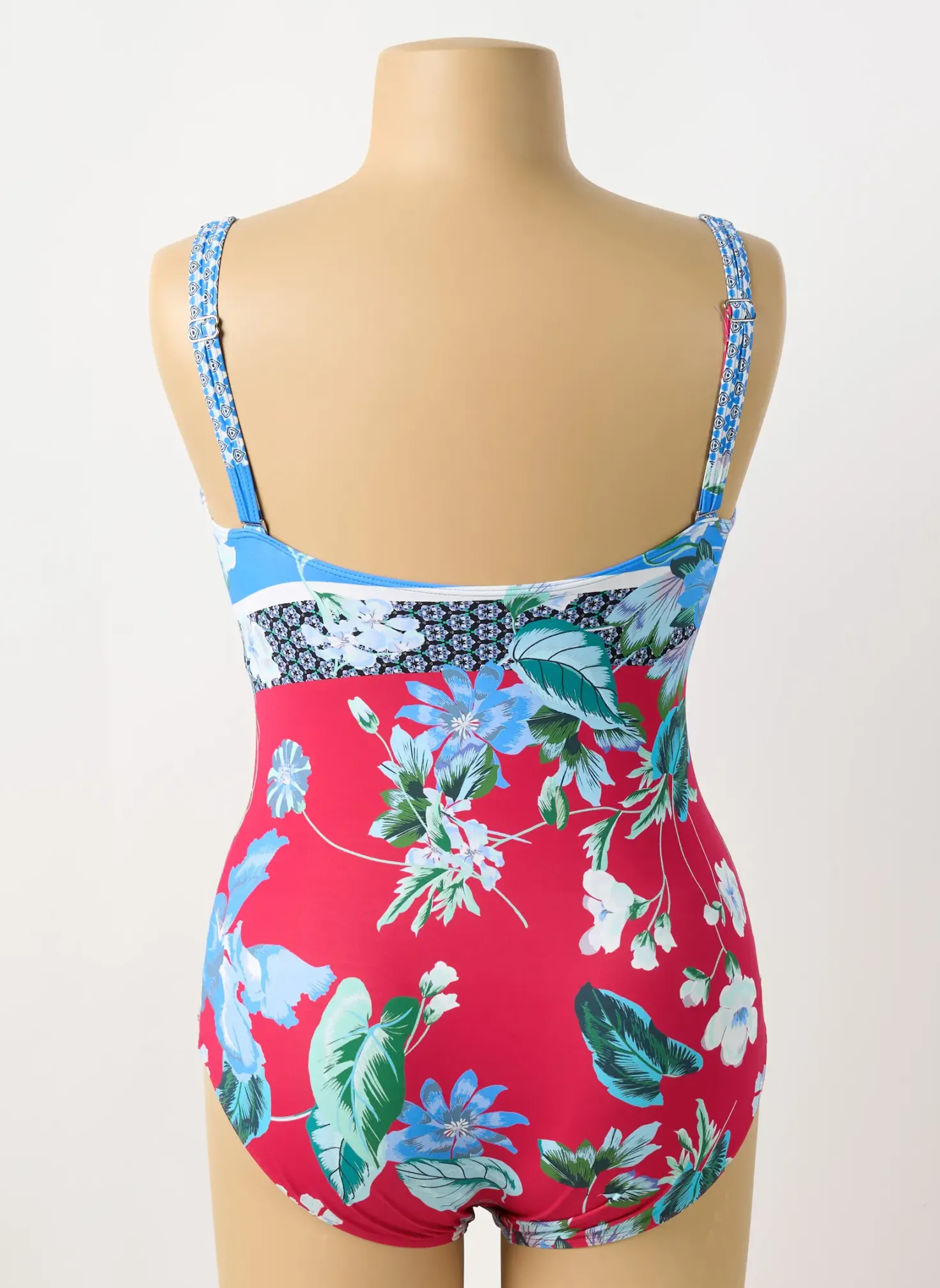 Maillot De Bain 1 Pièce Sunflair Bleu Haut Soutien-gorge Moulé