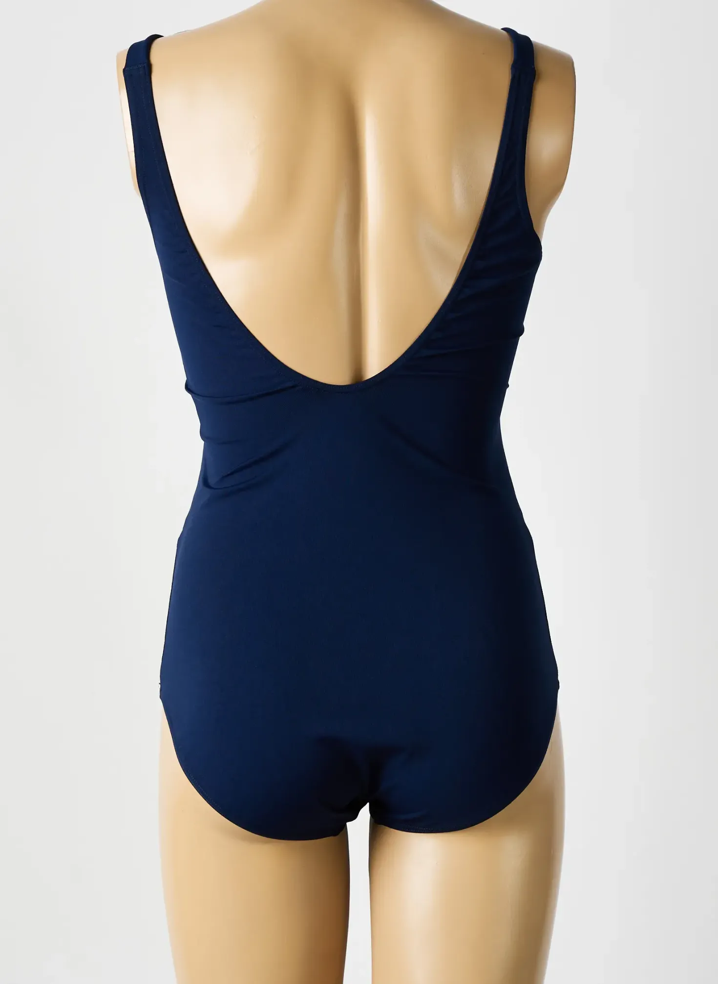 Maillot De Bain 1 Pièce Sunmarin Bleu Haut Soutien-gorge Moulé