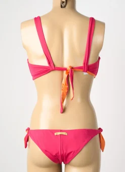 Maillot De Bain 2 Pièces Verdissima Rose Haut Soutien-gorge Balconnet