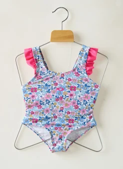 Maillot De Bain 1 Pièce Week End A La Mer Bleu