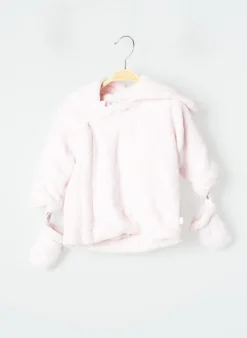 Manteau Court Absorba Rose A Capuche
