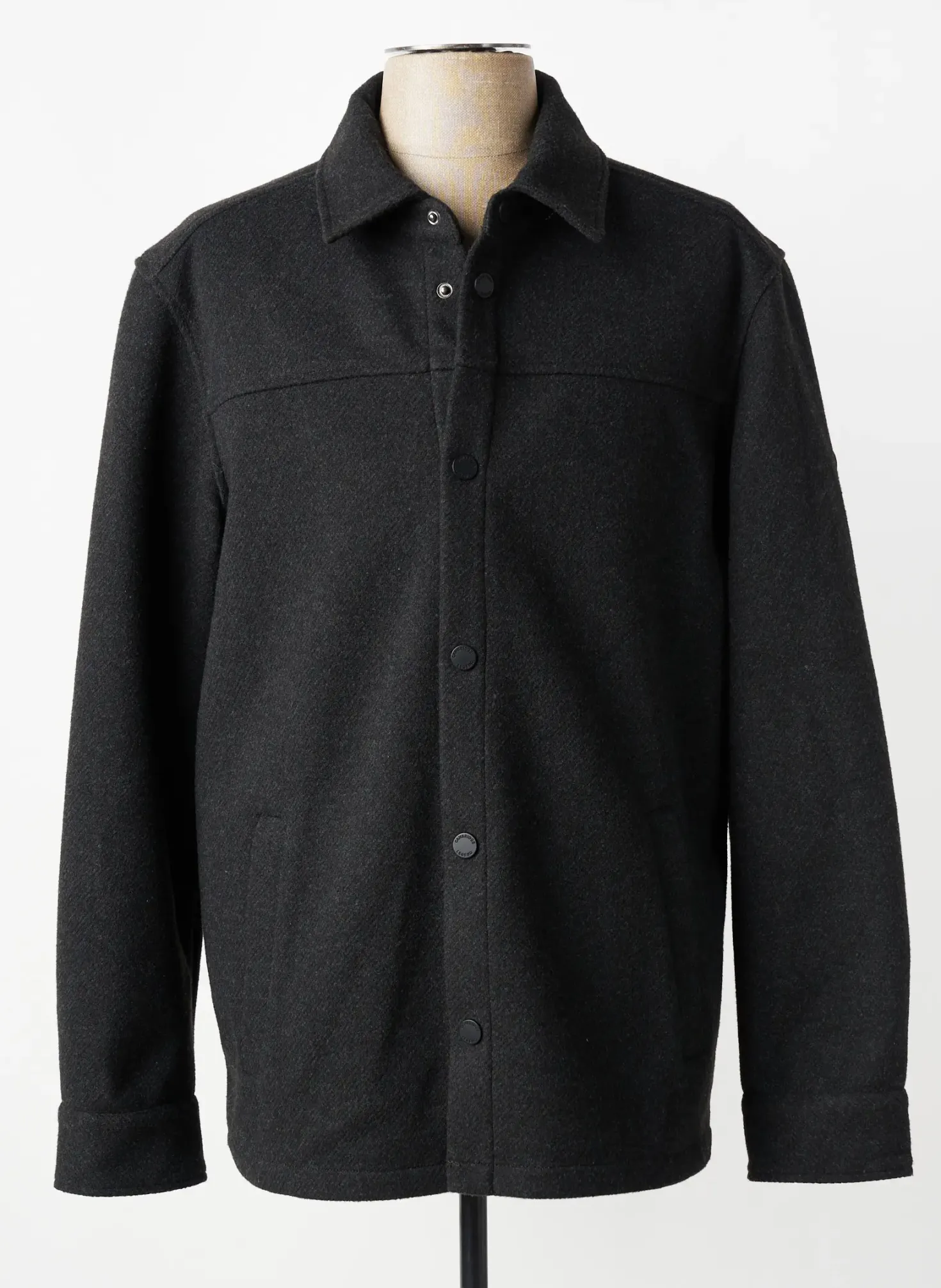 Manteau Court Cambridge Gris Sans Capuche