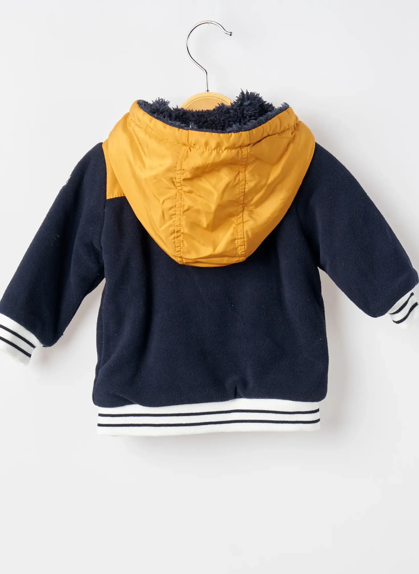 Manteau Court Elle Est Ou La Mer Bleu A Capuche