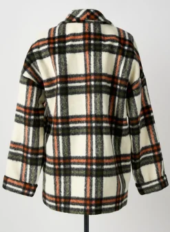 Manteau Court Lpb Les Petites Bombes Beige Sans Capuche