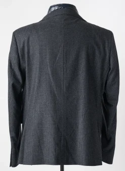 Manteau Court Manuel Ritz Gris Sans Capuche