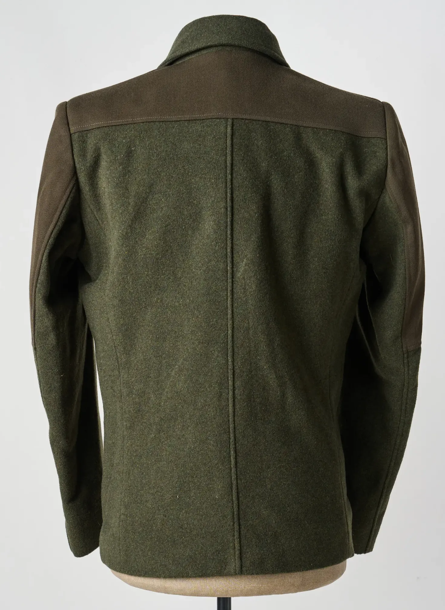 Manteau Court Pierre Talamon Vert Sans Capuche