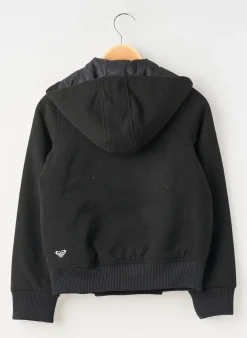 Manteau Court Roxy Noir A Capuche